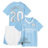 Officiële Voetbalshirt + Korte Broek Manchester City Bernardo 20 Thuis 2023-24 - Kids